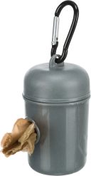 Trixie (Трикси) -  Контейнер для уборочных пакетов пластиковый + 2 рулона*20шт, цвета в ассортименте