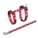 Trixie (Трикси) «Skull» - Шлейка с поводком для кошек