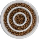 Trixie (Трикси) - Миска пластиковая для медленного кормления  (серая)