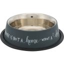 Trixie (Трикси) - Миска металлическая на резиновой основе (серая)