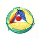 Игрушка тоннель для кошек с подвесным мячом