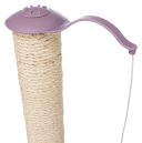 Trixie (Трикси) Junior Scratching Paw with Post - когтеточка со столбиком ЛАПА, светло-сиреневый/натуральный