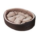 Lucky Pet (Лаки Пет) Оксфорд флис - Лежак для собак и котов, коричневый