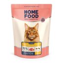 Home Food (Хом Фуд) - Сухий корм для стерилізованих дорослих кішок великих порід (телятина з лососем та в'яленими томатами)