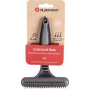 Flamingo (Фламинго) - Грабли двухрядные для вычесывания подшерстка у собак, 19/20 зубца, 17,5х11,5 см