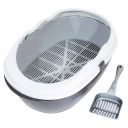 Lucky Pet (Лаки Пэт) Модерн - Туалет для кошек глубокий с сеткой, бортиком и лопаткой,  45x30x15 см