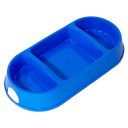 Lucky Pet (Лаки Пэт) - Миска тройная пластиковая для животных, 200+250+200 мл