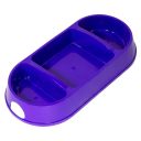 Lucky Pet (Лаки Пэт) - Миска тройная пластиковая для животных, 200+250+200 мл