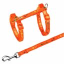 Trixie (Трикси) - Шлейка с поводком для котят с рыбками, нейлон