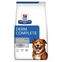 Hills (Хилс) Prescription Diet Canine Derm Complete - Лечебный сухой корм для собак при пищевой аллергии и атопическом дерматите (яйцо/рис)