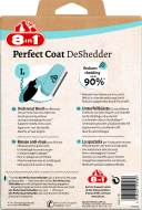 8in1 (8в1) Perfect Coat DeShedder Dog - Дешеддер для вычесывания собак L
