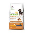 Trainer (Трейнер) Natural Sensitive Adult Mini With Salmon - Сухой корм для взрослых собак мелких пород с чувствительным пищеварением с лососем