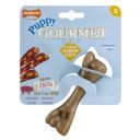 Nylabone Gourmet Puppy Femur Bacon S - жевательная игрушка для щенков со вкусом бекона