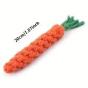 Игрушка жевательная для собак из каната в виде Морковки