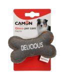 Camon (Камон) Giochi per cani - игрушка для собак косточка Delicious из ткани 10,5см