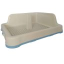 Animall (ЭнимАлл) Dog Toilet P962-А - Туалет для собак под пеленки с решеткой, столбиком и стеной