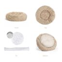 Best Friends (Бест Френдс) Donut Shag Taupe - Мягкое место для собак бежевая элегантность