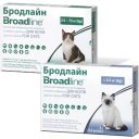 Broadline (Бродлайн) by Boehringer Ingelheim Spot-on - Противопаразитарные Капли спот-он от блох, клещей и гельминтов для котов 2,5-7,5 кг,1 пипетка