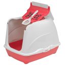 Moderna Flip Cat - Закрытый туалет с откидной крышкой для котов, 50х39х37 см