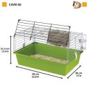 Ferplast (Ферпласт) Cage Cavie 60 клетка для средних грызунов, 58x38x31,5 см