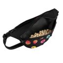 Collar (Коллар) Waudog Family поясная сумка-бананка для корма и аксессуаров, рисунок "Donut", 33x17x10 см