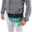 Collar (Коллар) Waudog Family поясная сумка-бананка для корма и аксессуаров, рисунок "WOW", 33x17x10 см