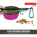 Складна дорожня миска для собак