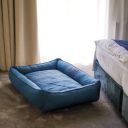 Harley & Cho (Харли энд Чо) Sofa Denim лежак для собак (синий)