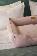 Harley & Cho (Харли энд Чо) Dreamer Pudra Velour лежак для кошек и собак (пудра)