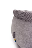 Harley & Cho (Харли энд Чо) Donut Grey овальный лежак для собак (серый)