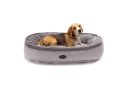 Harley & Cho (Харли энд Чо) Donut Grey овальный лежак для собак (серый)
