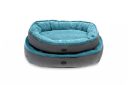 Harley & Cho (Харли энд Чо) Donut Ocean овальный лежак для собак (голубой)