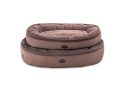 Harley & Cho (Харли энд Чо) Donut Brown овальный лежак для собак (коричневый)