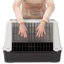 Ferplast (Ферпласт) Atlas Car Mini Grey автомобильная переноска для собак малых пород до 10 кг, 72x41x51 см (серый)