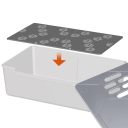 Ferplast (Ферпласт) Atlas Car Mini Grey автомобильная переноска для собак малых пород до 10 кг, 72x41x51 см (серый)