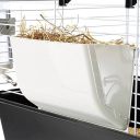 Ferplast (Ферпласт) Cage Casita 80 White клетка для кролика в индивидуальной упаковке, 78x48x50 см (белый металл)