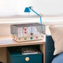 Ferplast (Ферпласт) Cage Criceti 9 Space Black клетка для хомяка, 46x29,5x23 см (черный металл)