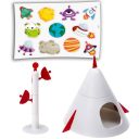 Ferplast (Ферпласт) Cage Criceti 9 Space Black клетка для хомяка, 46x29,5x23 см (черный металл)