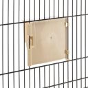 Ferplast (Ферпласт) Cage Greta Black клетка для корелл и волнистых попугайчиков, 69,5х44,5х84 см (черный металл)