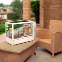 Ferplast (Ферпласт) Cage Hamsterville Black дерев'яна клітка для хом'яка, 60x34x49 см (чорний метал)