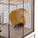 Ferplast (Ферпласт) Cage Hamsterville Black дерев'яна клітка для хом'яка, 60x34x49 см (чорний метал)