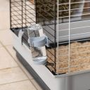 Ferplast (Ферпласт) Cage Krolik Large Gray клетка для кролика, 100x60x50 см (серый металл)