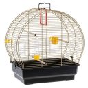 Ferplast (Ферпласт) Cage Luna 2 Antique Brass клетка для канареек и других маленьких экзотических птиц, 44,5x25x45,5 см (металл цвета латунь)