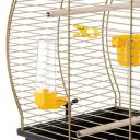 Ferplast (Ферпласт) Cage Luna 2 Antique Brass клетка для канареек и других маленьких экзотических птиц, 44,5x25x45,5 см (металл цвета латунь)