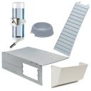 Ferplast (Ферпласт) Cage Multipla Black модульная клетка для средних грызунов, 107,5x72x50 см (черный металл)