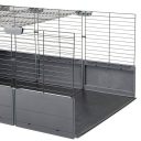 Ferplast (Ферпласт) Cage Multipla Double Black модульная клетка для средних грызунов, 107,5x72x96,5 см (черный металл)