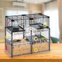 Ferplast (Ферпласт) Cage Multipla Hamster Crystal Black клетка для хомяка, 72,5x37,5x62 см (черный металл)