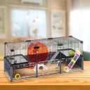 Ferplast (Ферпласт) Cage Multipla Hamster Large Black клетка для хомяка,107,5x37,5x42 см (черный металл)