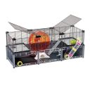 Ferplast (Ферпласт) Cage Multipla Hamster Large Black клетка для хомяка,107,5x37,5x42 см (черный металл)