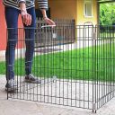 Ferplast (Ферпласт) Cage Pen Black Dog Training загон для маленьких собак и щенков, 80х80х62 см (черный)
